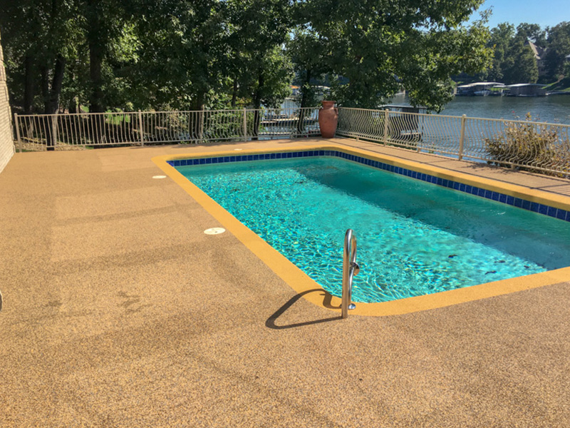 C & M Concrete Rubaroc Pool Deck 15